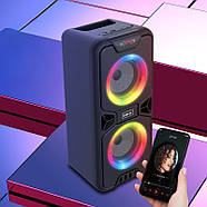 Портативна Bluetooth колонка з мікрофоном BKK B86 20 Вт, фото 3