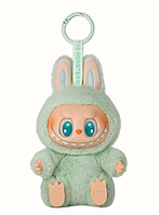 Labubu брелок плюшевий "Ququ" м'ятний — м'яка іграшка зеленого кольору