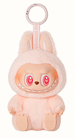 Labubu брелок плюшевий "Dada" рожевий — м'яка іграшка з великими очима