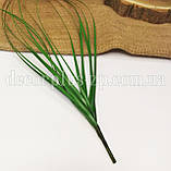 Трава берграс 50см. Зелена з коричневим, фото 3