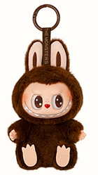 Labubu брелок плюшевий "Duoduo" коричневий LIMITED — рідкісна прихована фігурка