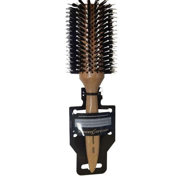 Щітка кругла комбінована брашинг Hercules round brush walnut клен