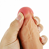 Фалоімітатор анальний на присосці 12 см, Ділдо для вагінальної стимуляції, Реалістичний фалос, Інтимні іграшки, фото 9