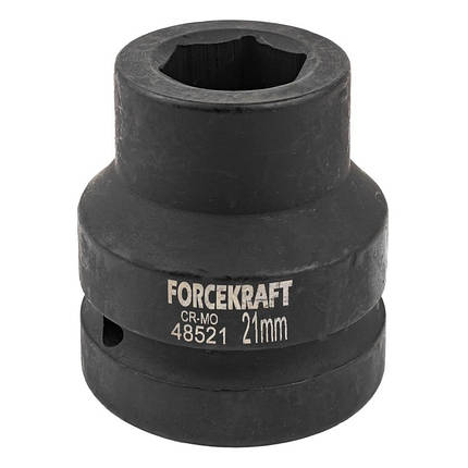 Головка ударна 21 мм 1" 6 г. FORCEKRAFT FK-48521, фото 1