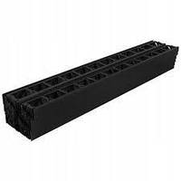 Бордюр садовий RIM-BORD 78мм 8шт/уп + 50 садових анкерів, Ландшафтний пластиковий бордюр