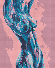 Алмазна мозаїка/вишивка Жіноче тіло 40*50 см Орігамі OD 3403