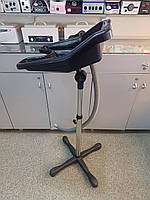 Мийка перукарська пластикова чорна з регулюванням наклону та висоти