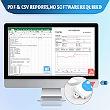 TempU 07B Реєстратор температури і вологості (RH 0%...100%, Temp -40℃...+85℃), пам'ять 34560, PDF, ПЗ не потрібне, фото 9