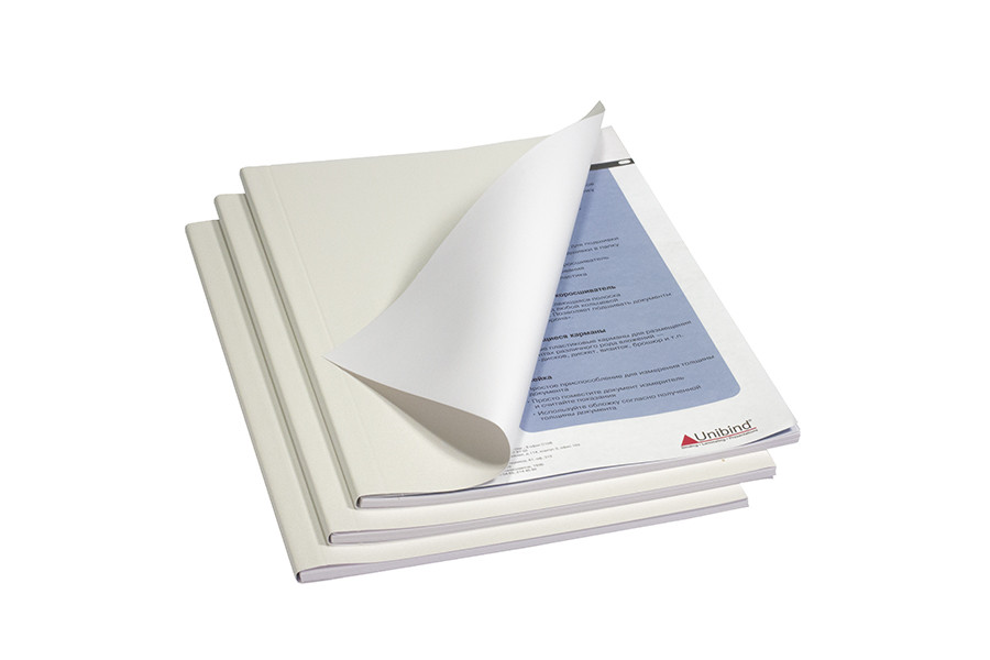 Термообкладинка м'яка Soft Cover, A4, 60, біла