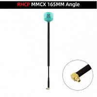 Антена для відеопередавача FPV Foxeer Lollipop 4 Plus, RHCP, 5.8G, 2.6 dBi, 168 mm, MMCX, Бірюзовий