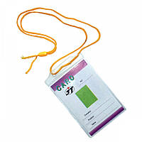 Беджі вертикальні CD-108 А (105х65) на шнурку, уп / 100.