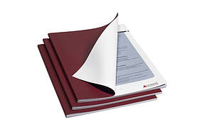 Термообкладинка м'яка Soft Cover, A4, 60, бордова