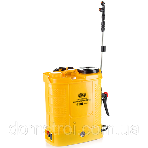 Обприскувач акумуляторний 12В 8А·ч 12л СИЛА ES-12L (550941)