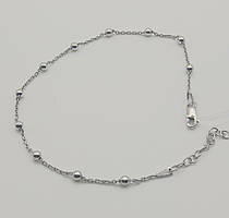 Срібний браслет з кульками