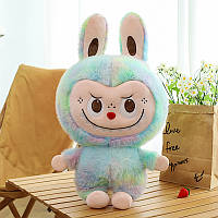 Большая мягкая детская игрушка Лабуба Заяц Labubu The Monsters, большие мягкие игрушки Зеленая 45 см, Лабубу Зайчик, цвет Зеленый