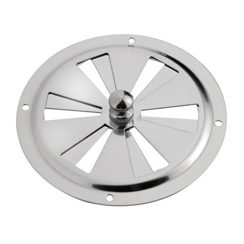 Решітка вентиляційна, 102 мм, неіржавка сталь, Osculati.