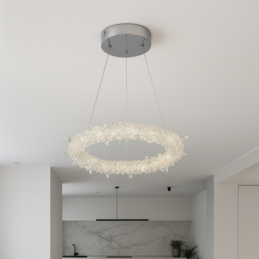 Світлодіодна кришталева люстра Artlight 30W до 8 м² колір Хром 2053/1ACH, фото 1