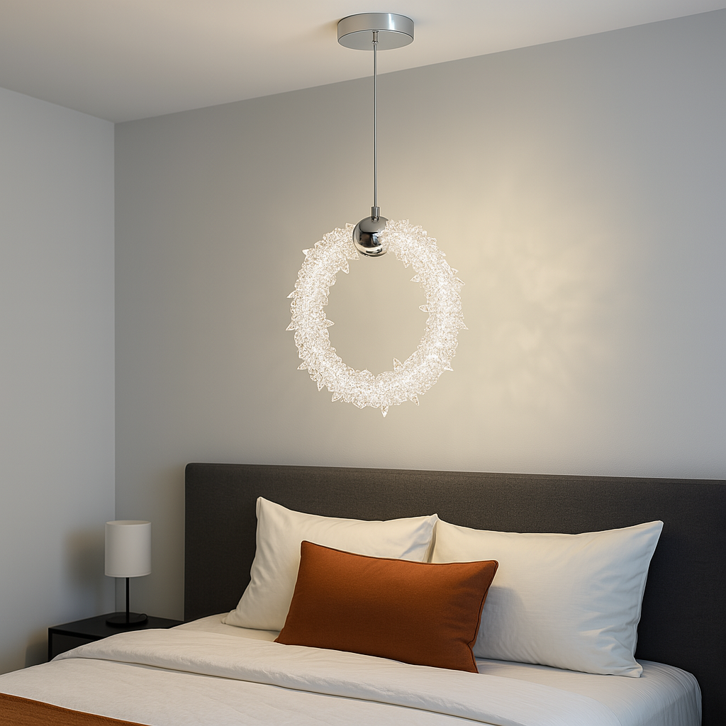 Люстра підвіс кришталевий ЛЕД Artlight 40W до 10 м² колір Хром 2053/300CH