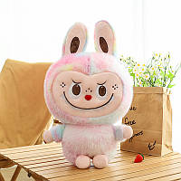 Большая мягкая детская игрушка Лабуба Заяц Labubu The Monsters, большие мягкие игрушки Розовый 35 см, Лабубу Зайчик, цвет Розовая
