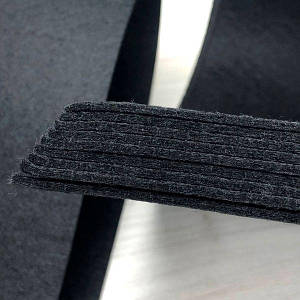 2 мм- Фетр щільний, 40х60 см, колір - чорний С61