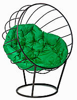 Крісло-шар на ніжці 150 кг Зелене