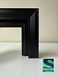 Профіль алюмінієвий для настінного дзеркала з підсвіткою ЧОРНИЙ