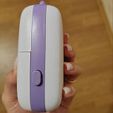 Бездротовий міні принтер Котик фіолетовий дитячий термопринтер для телефону портативний 12 рулонів + фломастери, фото 9