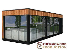 Модульна сауна 8,2х3,0м зі SPA басейном Superior Spas Premium Onyx та Chill Tub Original