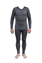 Термобілизна чоловіча Tramp Warm Soft комплект (футболка+кальсони) UTRUM-019 сірий S/M