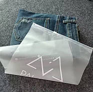 Матовий SLIDER пакет 18x20 см із застібкою Пакети з лого для брендування продукції, фото 10