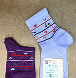 Шкарпетки підліткові жіночі класичні стрейч "Мікс" 19-21 р. (12 пар!) (Демісезонні), фото 3