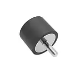 Віброопора для віброізоляції обладнання 30/20-2 М8х23 NK 43 SH A ST37 БГ, фото 3