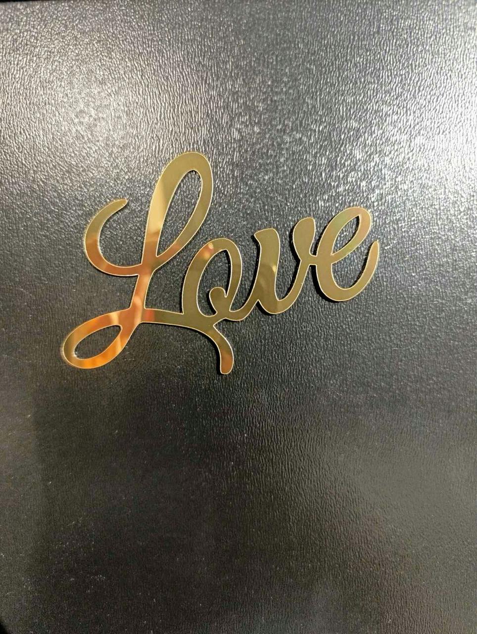 Топер дзеркальний love #3, фото 1