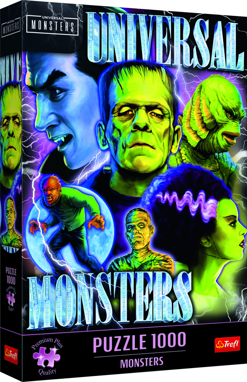 Пазли - (1000 елм.) - "Монстри"/Trefl, фото 1