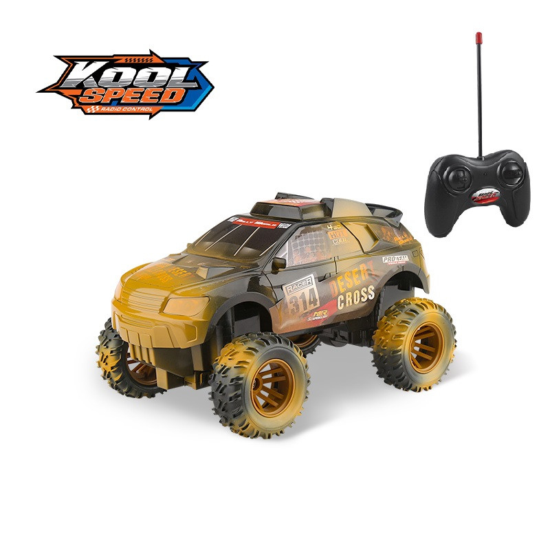 Машинка на радіокеруванні "Джип для раллі" на батарейках зелена (36,2x21x19 см)/Kool Speed, фото 1