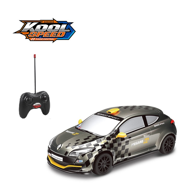 Машинка на радіокеруванні "RENAULT Megane R.S. N4" на батарейках (29,8x15,5x14 см)/Kool Speed, фото 1