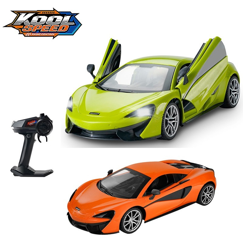 Машинка на радіокеруванні "McLaren" на батарейках оливкова/оранжева (44,5x21,5x18,5 см)/Kool Speed, фото 1