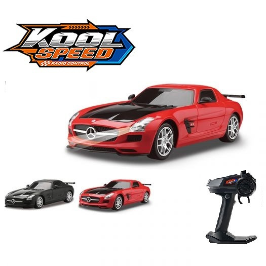 Машинка на радіокеруванні "Mercedes-Benz SLS AMG GT" на батарейках (44,5x21,5x18,5 см)/Kool Speed, фото 1