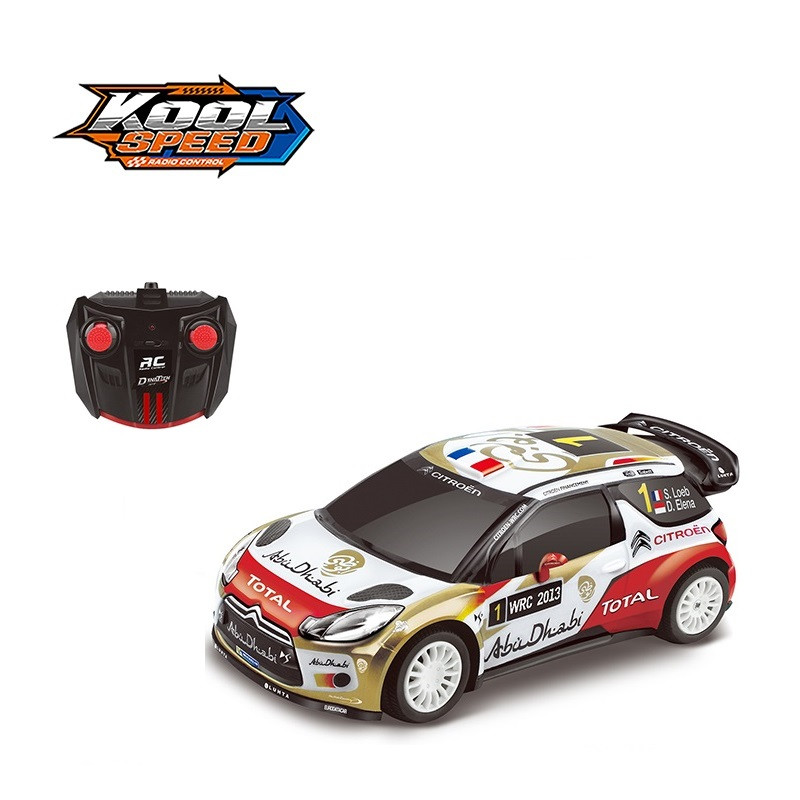 Машинка на радіокеруванні "CITROEN DS 3 WRC" на батарейках (35,8x19,6x16,5 см)/Kool Speed, фото 1