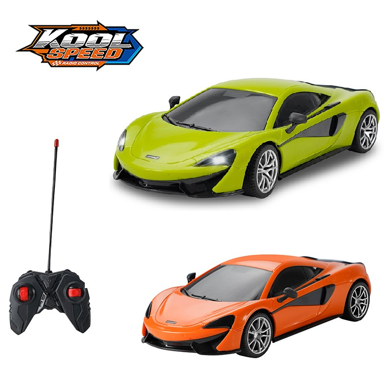 Машинка на радіокеруванні "McLaren" на батарейках оливкова/оранжева (25,2x12x10 см)/Kool Speed, фото 1