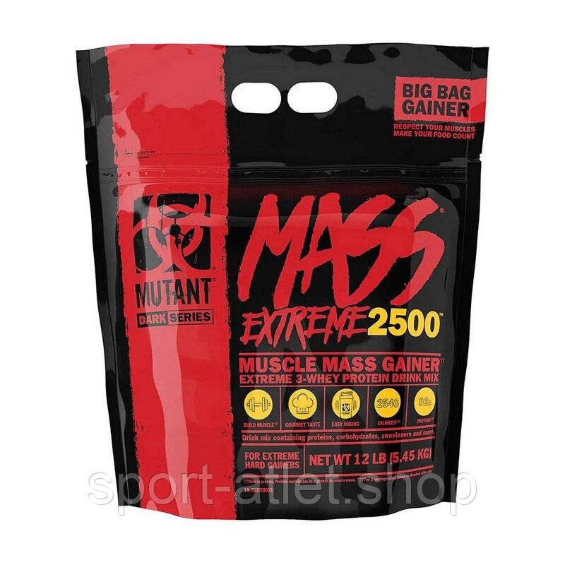 Гейнер Mutant Mass xXxtreme 2500, 5.45 кг - Ваніль, фото 1