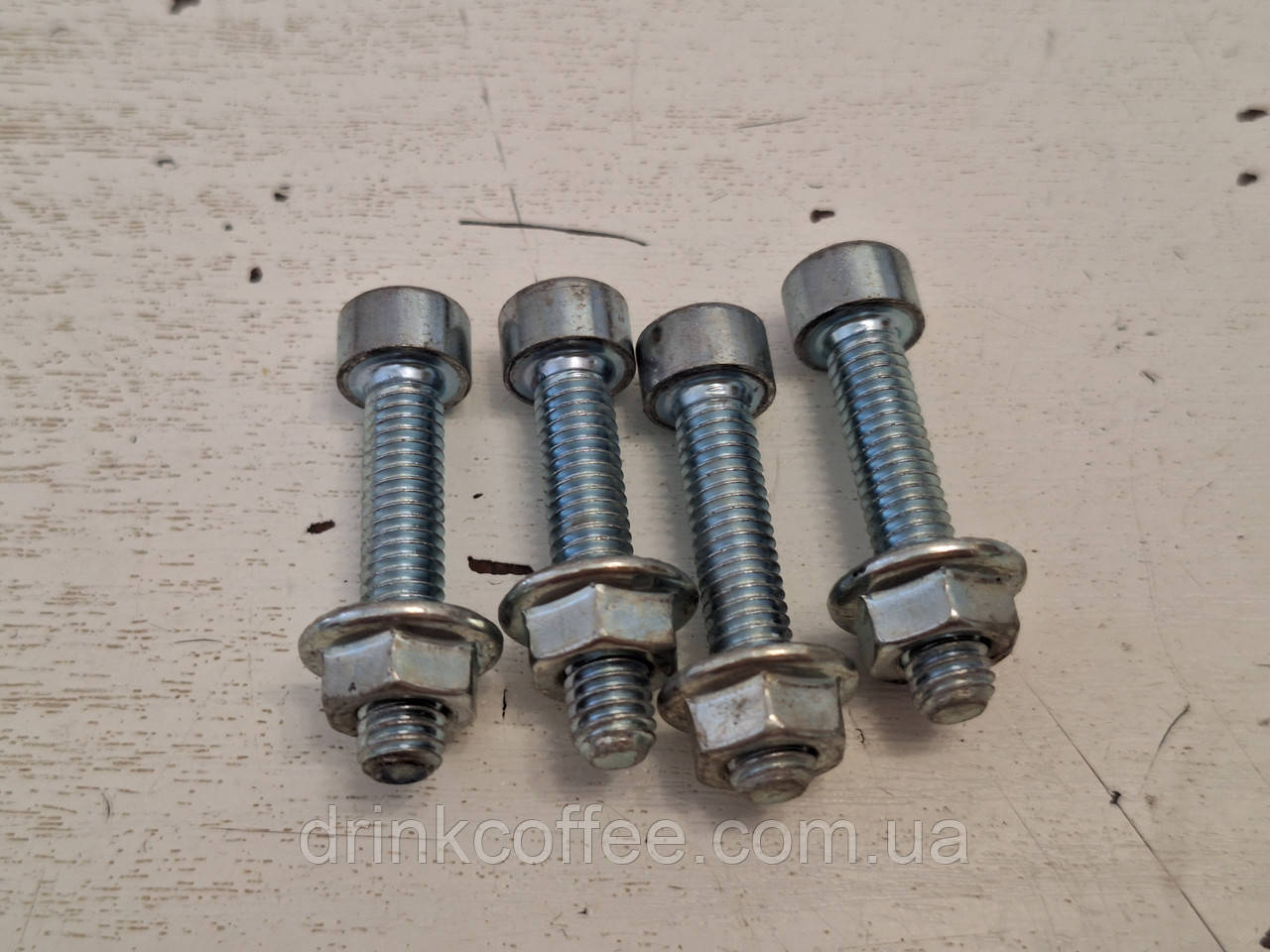 Болти 4 шт. тримачі болйєра для ріжкової кавоварки Saeco Gran Crema Edition TCM б/у, фото 1