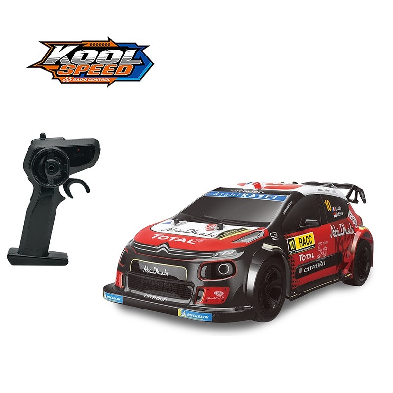 Машинка на радіокеруванні "CITROEN C3 WRC" на батарейках (47,2x28,2x25 см)/Kool Speed, фото 1