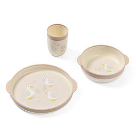 Набір посуду із 3-ох предметів з присосками "Фермер"/"Babyono"