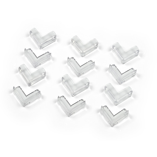 Безпечний дім: "Захист на гострі краї" (12 шт.)/(Прозорий)/"Babyono", фото 1