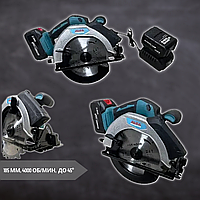 Дискова акумуляторна пила AL-FA ALCCS-180 185 мм, 4000 об./хв, до 45°