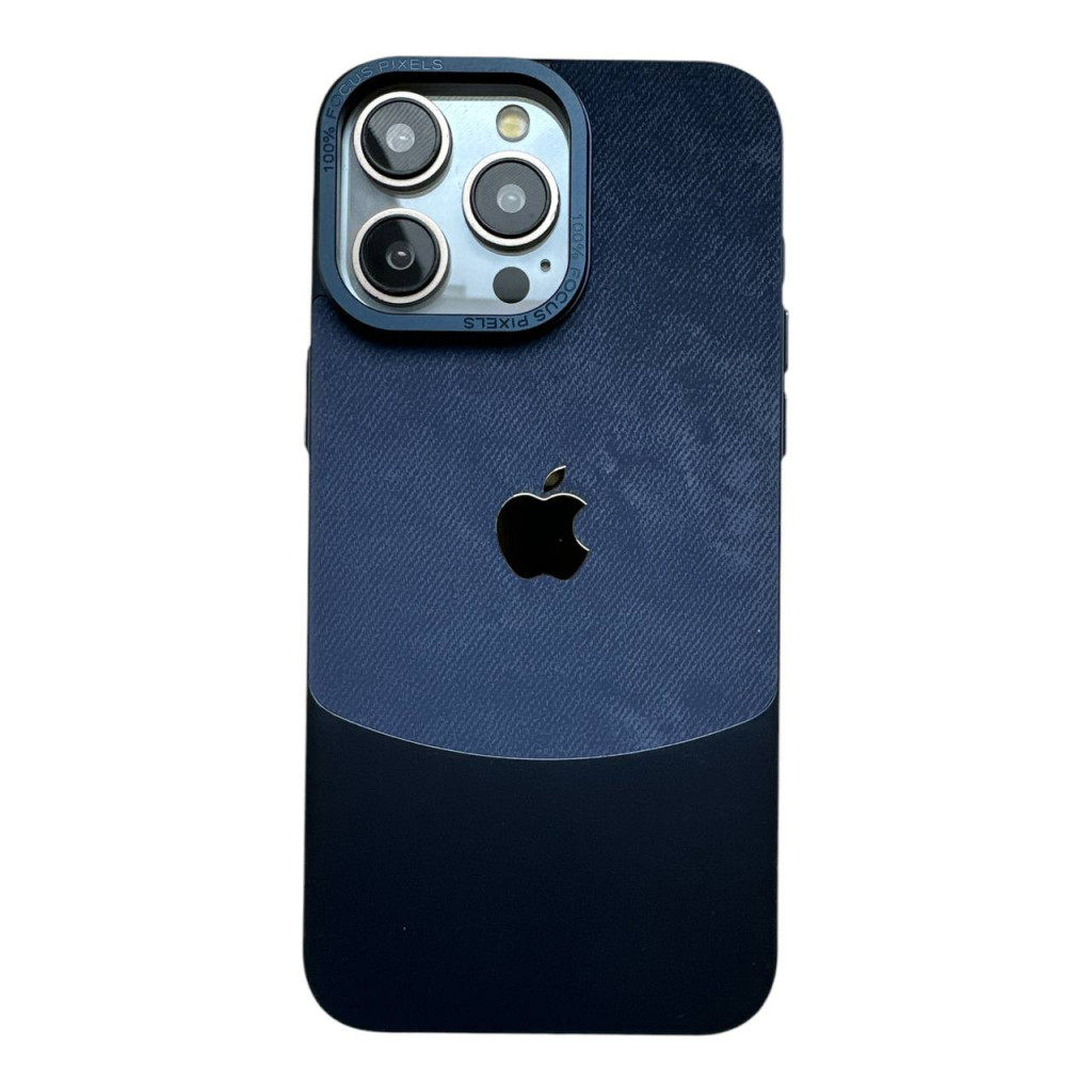 Чохол Jeans Case with Logo для iPhone iPhone 16 Pro Max, Темно-синій, фото 1