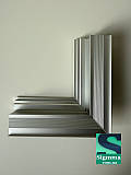 Профіль алюмінієвий для настінного дзеркала з підсвіткою СРІБЛО