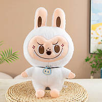 Большая мягкая детская игрушка Лабуба Заяц Labubu The Monsters, большие мягкие игрушки Белая 35 см, Лабубу Зайчик, цвет Белый