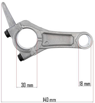 Шатун двигуна PM GX160 KOR запасна деталь мотора шатунна збірка для бензинового двигуна